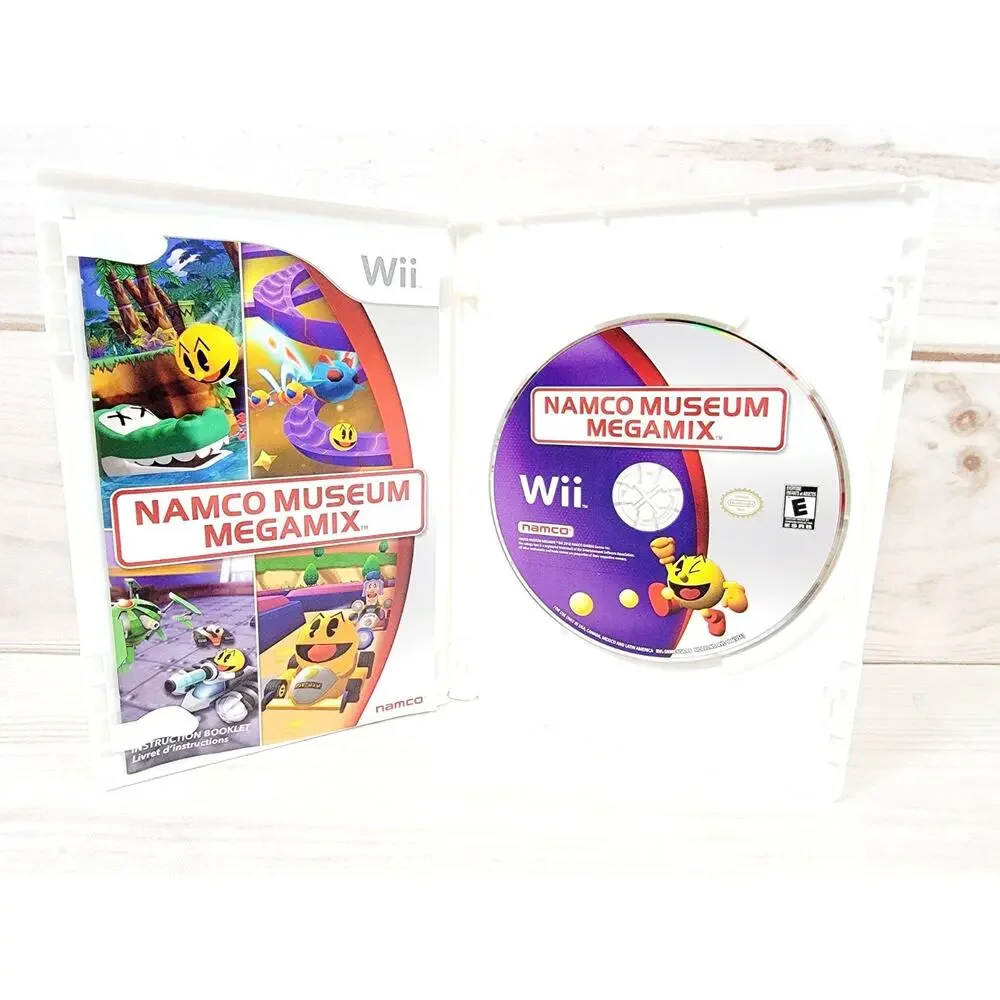 Namco Museum Megamix (Nintendo Wii, 2010) Tested & Working CIB Complete